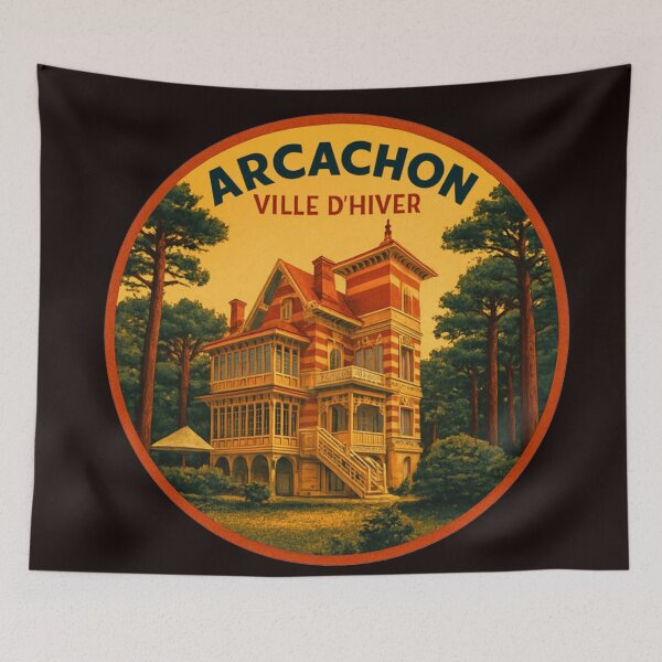 Item preview, Arcachon winter town designed and sold by RedOneHubb.