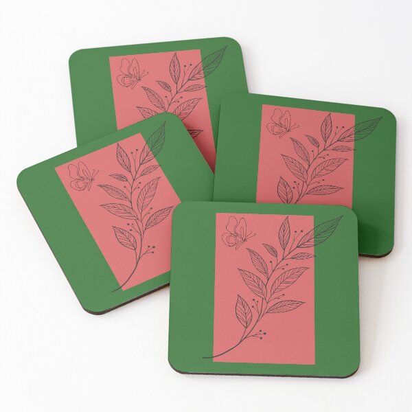 Item preview, Plant and butterfly designed and sold by Inkio.