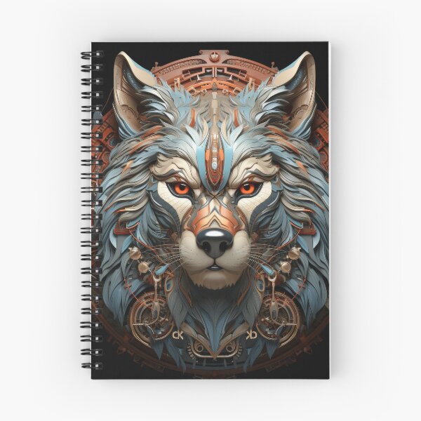 Item preview, Cyber Wolf Mecha Totem Design designed and sold by Daagath.