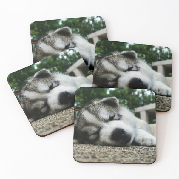 Item preview, Husky cute pet dog asleep designed and sold by NS22 fashions.