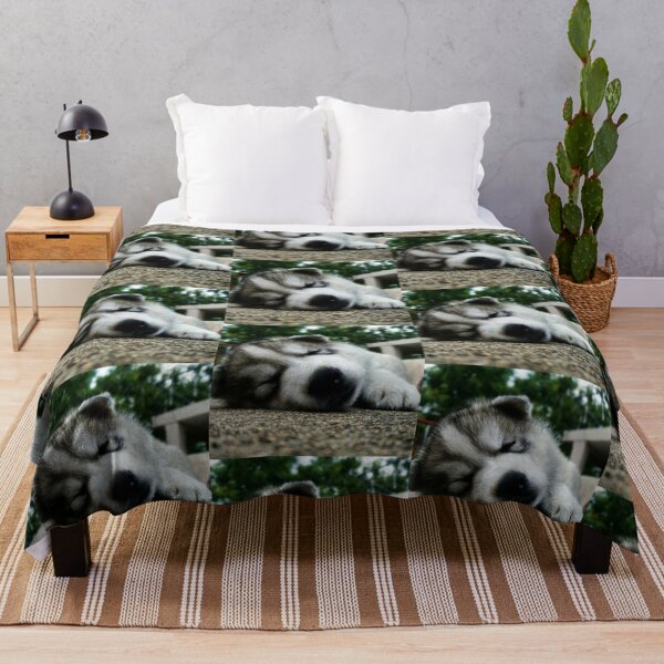 Item preview, Husky cute pet dog asleep designed and sold by NS22 fashions.