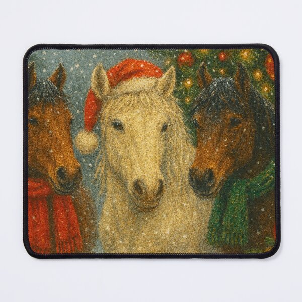 Item preview, Cavalos Natalinos na Neve designed and sold by Leonornature.