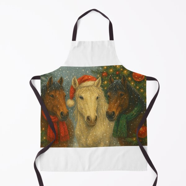 Item preview, Cavalos Natalinos na Neve designed and sold by Leonornature.