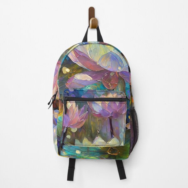 Item preview, Colorful Lotus Flowers Blossoming in the Snow designed and sold by Lee Hiller Designs.