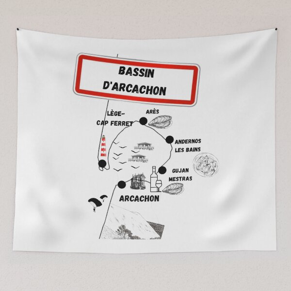 Item preview, Arcachon Bay designed and sold by RedOneHubb.