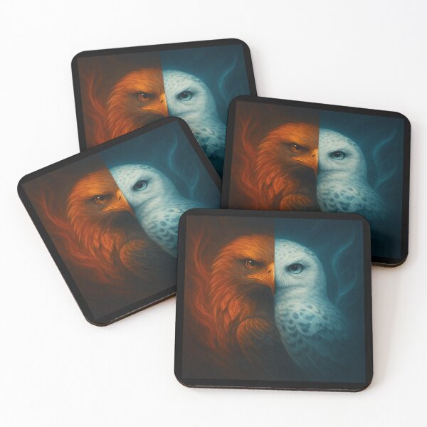 Item preview, Ember and Ice: Dual Spirits of the Sky designed and sold by GeoWild Designs.