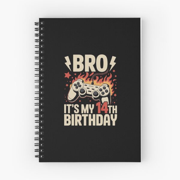 Item preview, Bro It's My 14th Birthday Boy 14 Year Old Gamer Bday  designed and sold by BeetleMalon.
