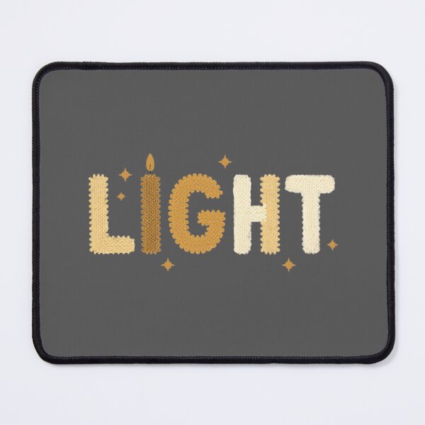 Item preview, Cozy Light Candle Knitted Texture Inspirational Typography Gift designed and sold by Dewer Shop.