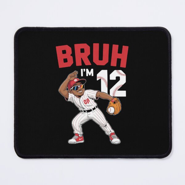 Item preview, Bruh I'm 12 Baseball 12th Family Birthday Party 12 Years Old 1 designed and sold by BeetleMalon.