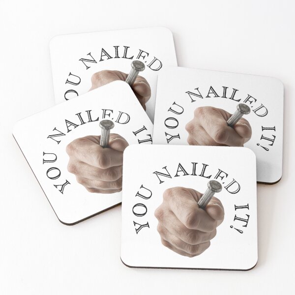 Item preview, You Nailed It Funny Motivational Photo Art designed and sold by YifeiFang.