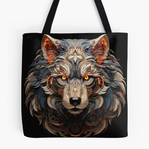 Item preview, Inferno Tech Wolf Head Design designed and sold by Daagath.
