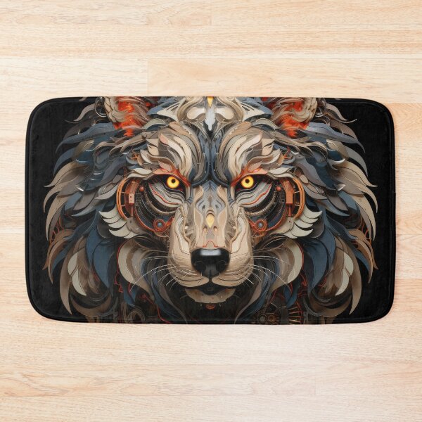 Item preview, Inferno Tech Wolf Head Design designed and sold by Daagath.