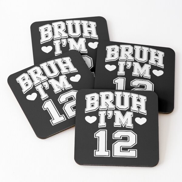 Item preview, Bruh I'm 12 It's My 12th Birthday 12 Year Old Birthday  designed and sold by BeetleMalon.
