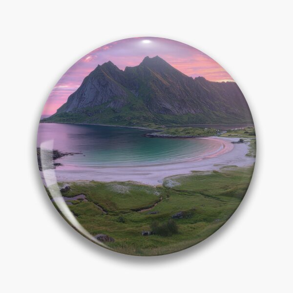 Item preview, Scenic sunset over coastal mountains designed and sold by anytka.