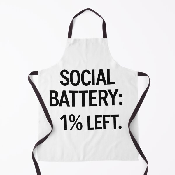 Item preview, Social Battery 1% left designed and sold by Spirit of Siam.
