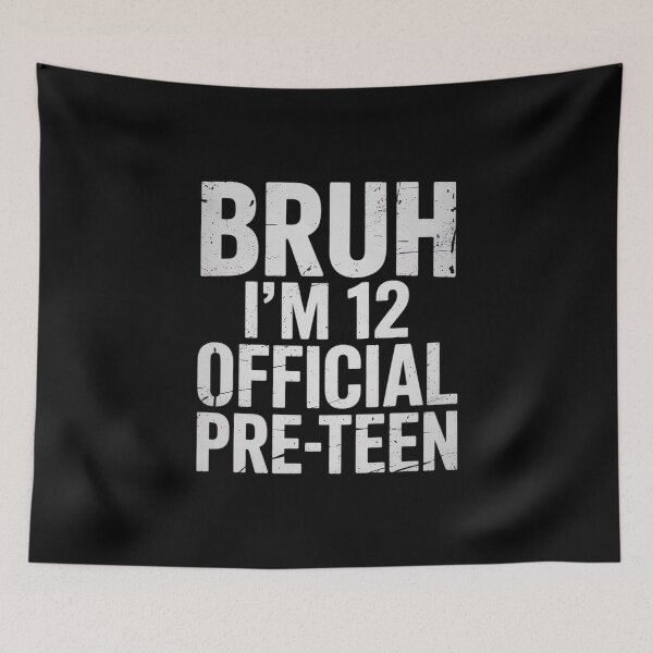 Item preview, Bruh I'm 12 It's My 12th Birthday 12 Year Old Birthday12  designed and sold by BeetleMalon.