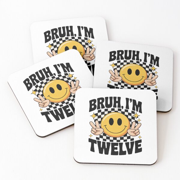 Item preview, Bruh I'm 12 Twelve 12th Birthday Boy smile 12 Years Birthday  designed and sold by BeetleMalon.