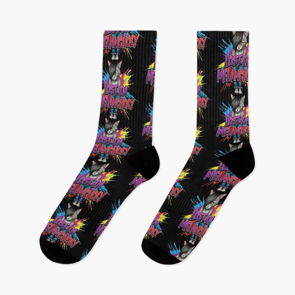Item preview, Melancholy Emo Cat Graffiti Art Sticker T-Shirt Hoodie designed and sold by SholoStudio.