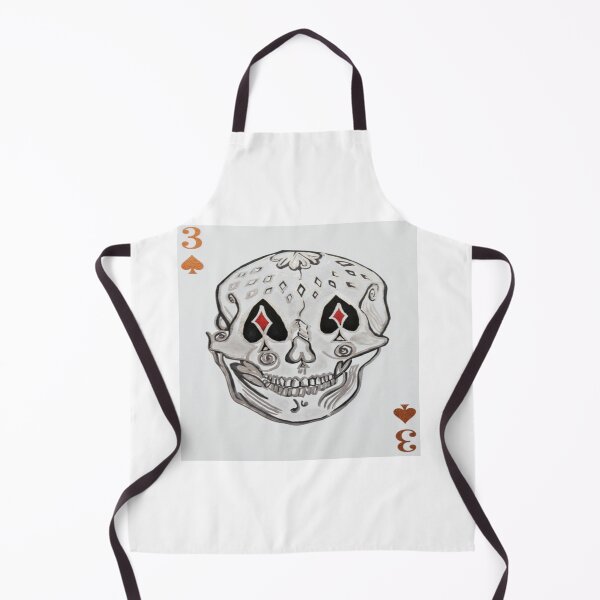 Item preview, Skull of Cards – The Three of Spades designed and sold by Ateliê dos Naipes .