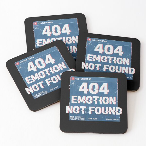 Item preview, 404 Emotion Not Found – Funny Tech Humor T-Shirt designed and sold by MofazStyle.