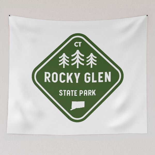 Item preview, Rocky Glen State Park Connecticut Rhombus designed and sold by bivenart.