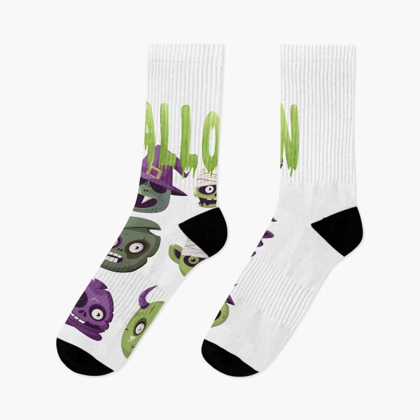 Item preview, Spooky Halloween Faces – Cute Zombie and Monster Cartoon Collection designed and sold by DesignArtist.ia.