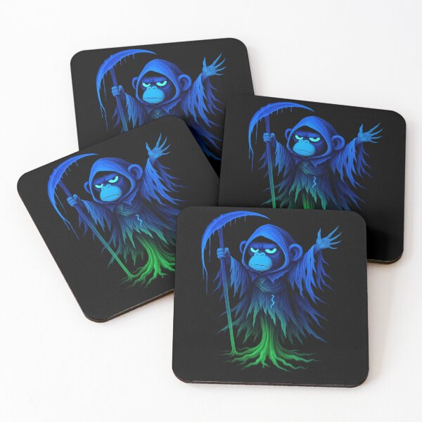 Item preview,  The Blue Grim Reaper Monkey. designed and sold by peteys71.