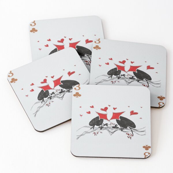 Item preview, Love Nest – The Three of Clubs designed and sold by Ateliê dos Naipes .