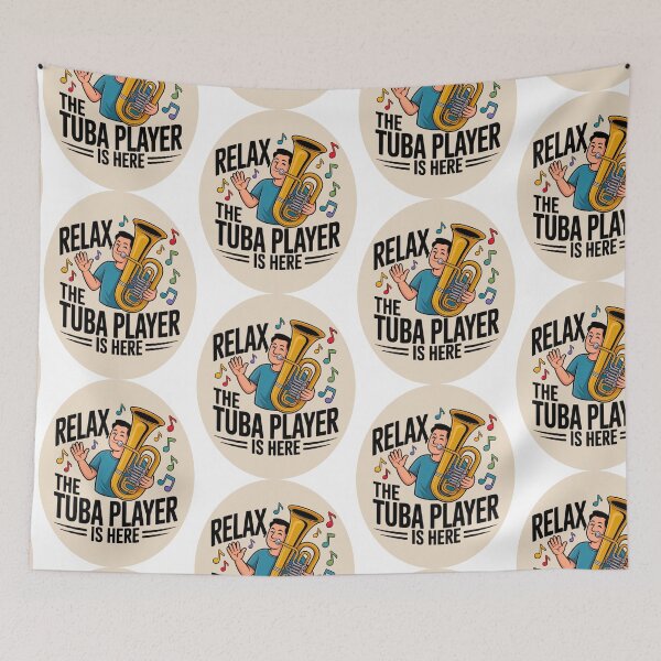 Item preview, Relax, the tuba player is here designed and sold by Agu210.