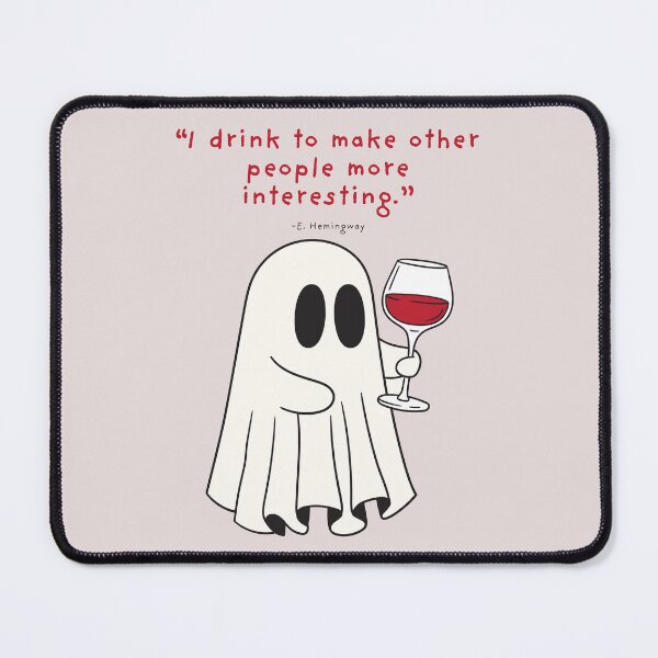 Item preview, E.Hemingway Wine Ghost designed and sold by otyliadesign.