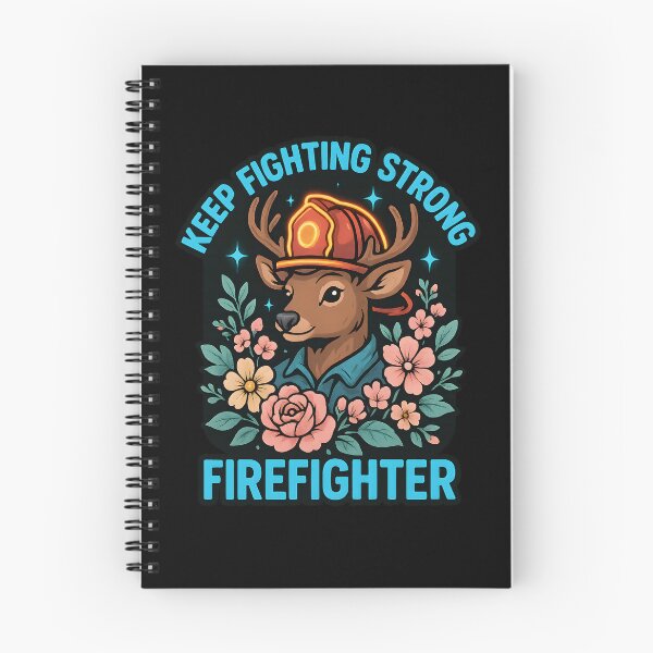 Item preview, Keep Fighting Strong Firefighter Deer – Motivational Firefighter Art designed and sold by ClinicalHubs.