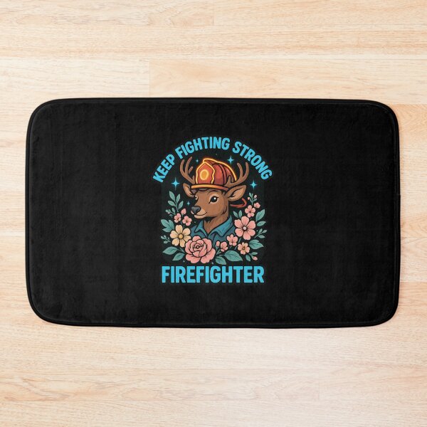 Item preview, Keep Fighting Strong Firefighter Deer – Motivational Firefighter Art designed and sold by ClinicalHubs.