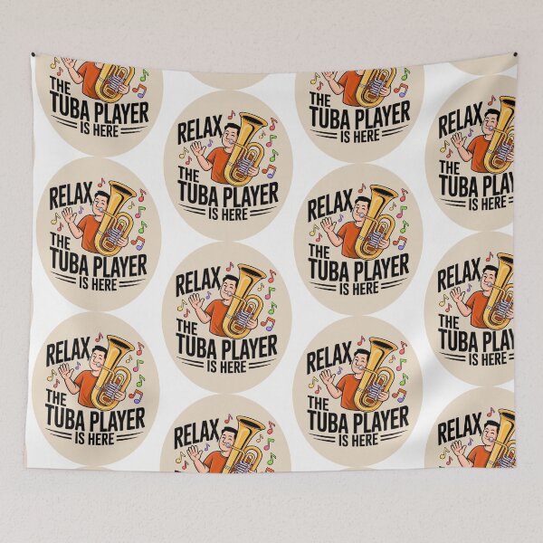 Item preview, Relax, the tuba player is here designed and sold by Agu210.
