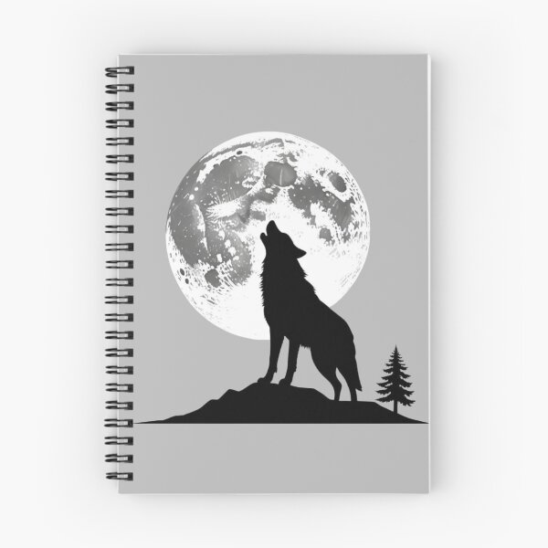 Item preview, Howling Wolf Under the Moon designed and sold by All About DigiCraft by Fedelina.