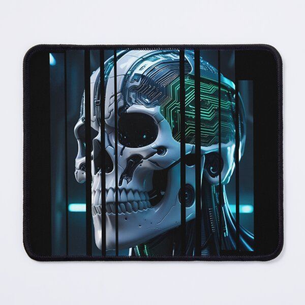 Item preview, Cybernetic skull with data streams 8 designed and sold by Neon G.