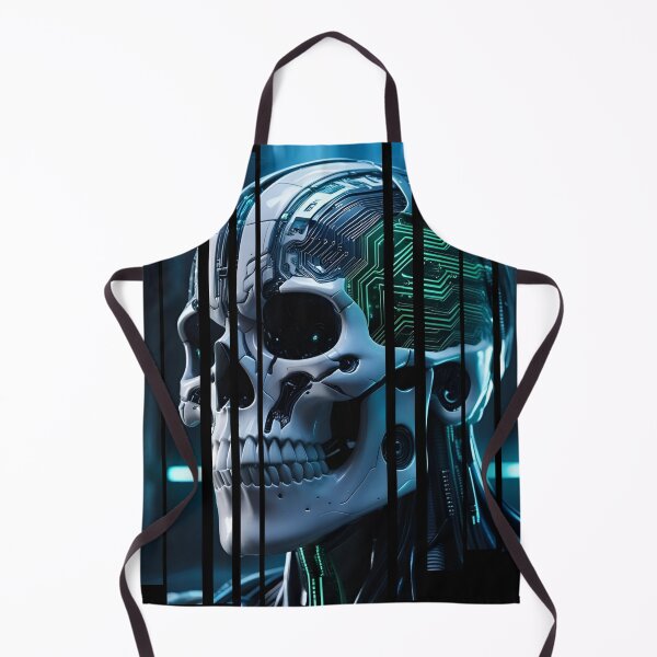 Item preview, Cybernetic skull with data streams 8 designed and sold by Neon G.