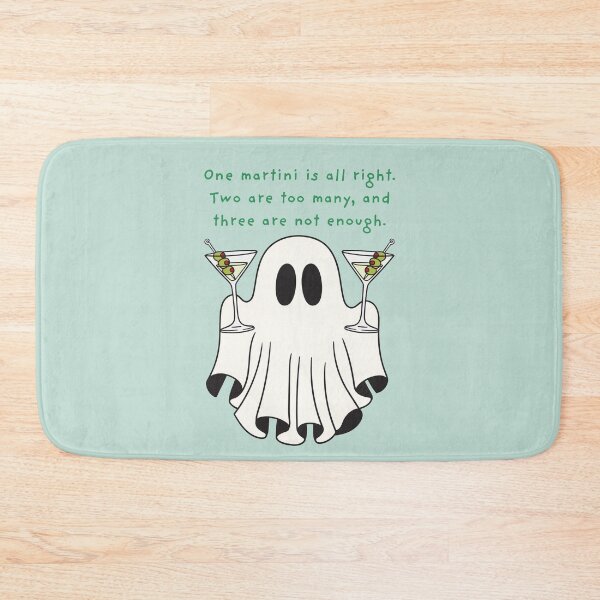 Item preview, Martini Lovers Ghost Halloween designed and sold by otyliadesign.