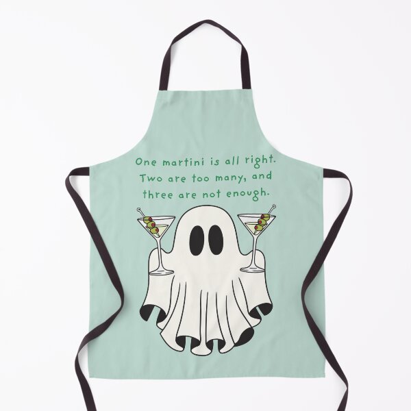 Item preview, Martini Lovers Ghost Halloween designed and sold by otyliadesign.
