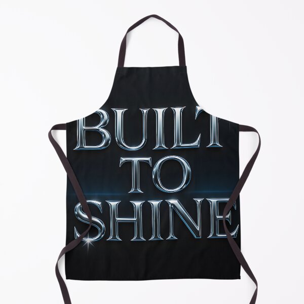 Item preview, Built To Shine – Luxury Chrome Quote Art designed and sold by Savannarojas.