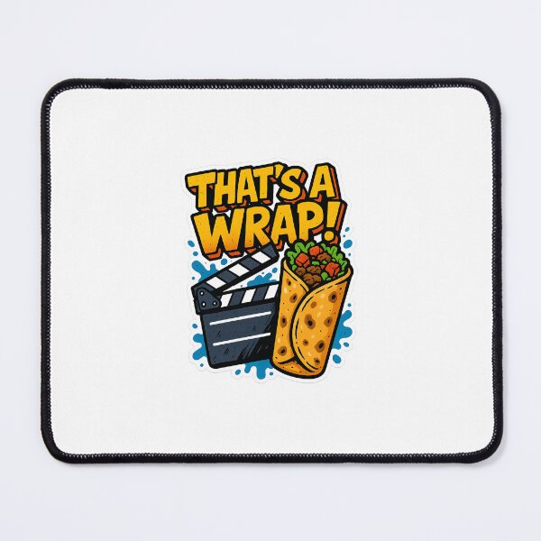 Item preview, That’s a Wrap! – Funny Graffiti Film Slate & Burrito designed and sold by BoldApparel.