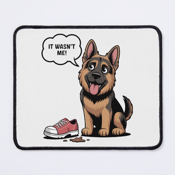 Artikelvorschau, Ich war's nicht, lustiges Geschenk für Schäferhundwelpen entworfen und verkauft von BlizzStyle.