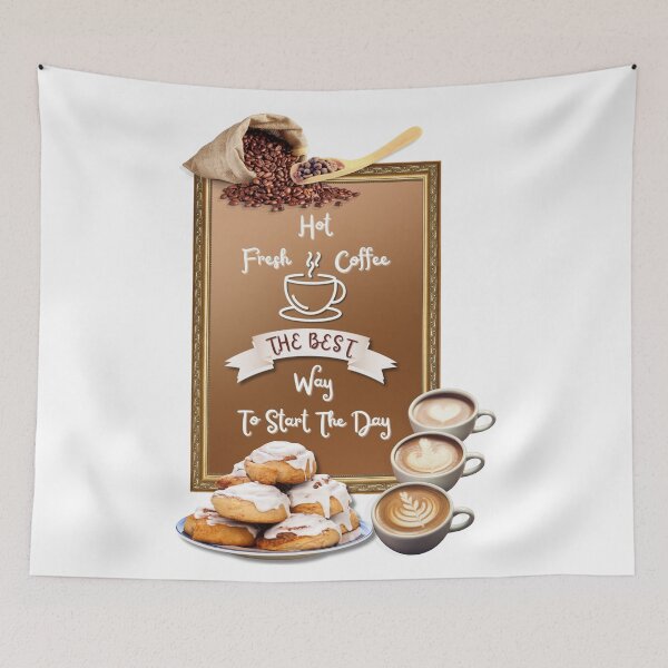 Item preview, Hot Fresh Coffee designed and sold by DigitalShoppeIL.