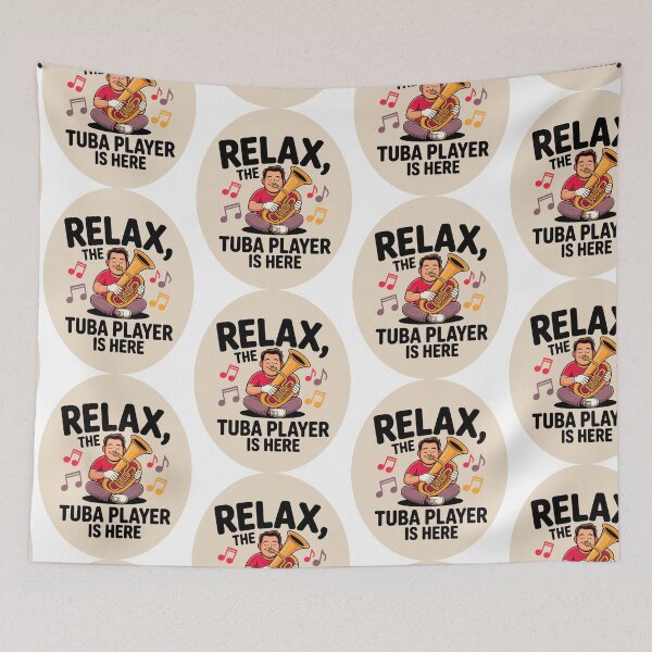 Item preview, Relax, the tuba player is here designed and sold by Agu210.