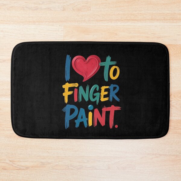 Item preview, I Love To Finger Paint Rainbow Colors designed and sold by MooonTees.