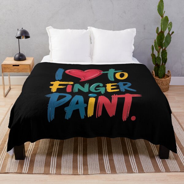 Item preview, I Love To Finger Paint Rainbow Colors designed and sold by MooonTees.