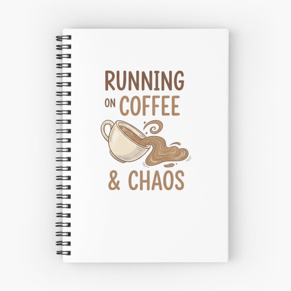 Item preview,  Running on Coffee & Chaos – Funny Coffee Lover Shirt designed and sold by MofazStyle.