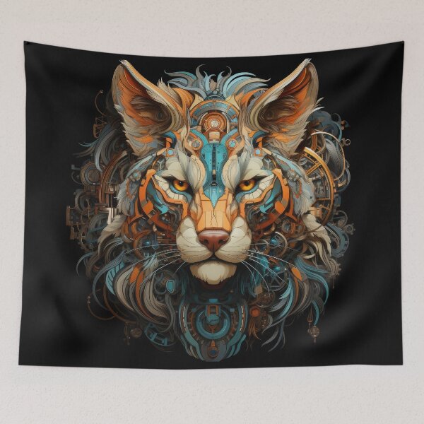 Item preview, Cybernetic Lynx Circuit Guardian designed and sold by Daagath.