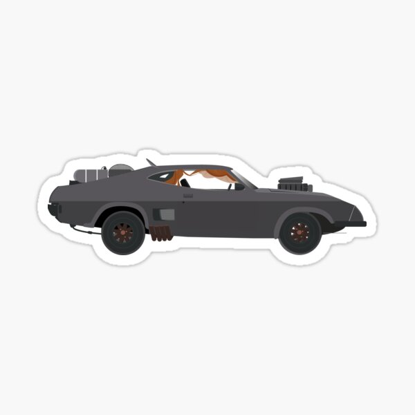 Coche de la película Mad Max Pegatina