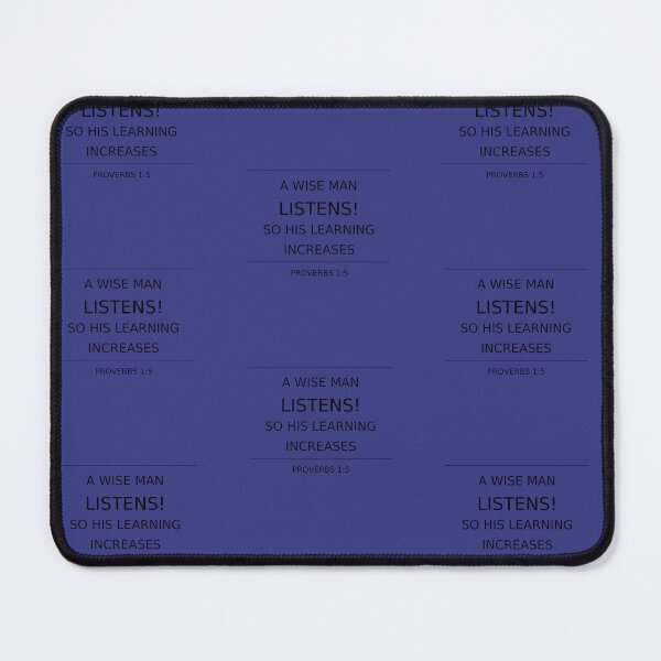 Item preview, A Wise Man Listens! so his learning increases designed and sold by Frank'sFaithProducts.