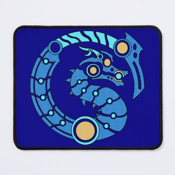 Item preview, Azure Dragon Cyberpunk Style Symbol designed and sold by TheKIRIN.